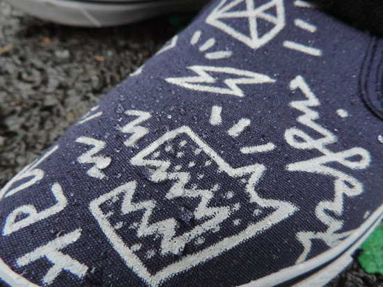 DISKAH HAND DRAWING SHOES RAH exclusive Navy White bousui.JPG